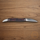 CRKT Forebear Slip Pocket Knife 12C27 Sandvik Steel Blade Black/Red G10 Handle