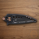 CRKT Snap Folding Knife 2.5" 420 Steel Blade Black 2Cr13 Stainless Handle