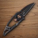 CRKT Snap Folding Knife 2.5" 420 Steel Blade Black 2Cr13 Stainless Handle