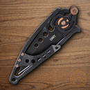 CRKT Snap Folding Knife 2.5" 420 Steel Blade Black 2Cr13 Stainless Handle