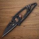 CRKT Snap Folding Knife 2.5" 420 Steel Blade Black 2Cr13 Stainless Handle