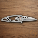 CRKT Snap Folding Knife 2.5" 420 Steel Blade Gray 2Cr13 Stainless Handle