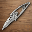 CRKT Snap Folding Knife 2.5" 420 Steel Blade Gray 2Cr13 Stainless Handle