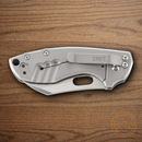 CRKT Pilar Folding Knife 2.38" 8Cr13MoV Steel Blade Gray 2Cr13 Stainless Handle