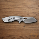 CRKT Large Pilar Folding Knife 2.63" 8Cr13MoV Steel Blade Black G10 Handle