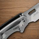 CRKT Large Pilar Folding Knife 2.63" 8Cr13MoV Steel Blade Black G10 Handle