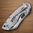CRKT Large Pilar Folding Knife 2.63" 8Cr13MoV Steel Blade Black G10 Handle
