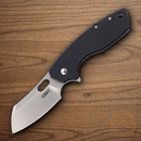 CRKT Large Pilar Folding Knife 2.63" 8Cr13MoV Steel Blade Black G10 Handle