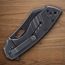 CRKT Pilar Large Folding Knife 2.63" 8Cr13MoV Steel Blade Black Stainless Handle