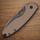 CRKT Pilar III Folding Knife 3" D2 Tool Steel Blade Earth Brown G10 Handle