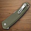 CRKT Tueto Folding Knife 3.25" 1.4116 Steel Blade OD Green G10 Handle