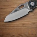 CRKT Trask Folding Knife 3.25" D2 Tool Steel Blade Black GRN Handle
