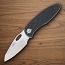CRKT Trask Folding Knife 3.25" D2 Tool Steel Blade Black GRN Handle