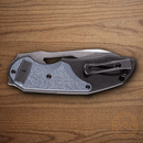CRKT Attaboy Folding Knife 2.75" D2 Tool Steel Blade Black/Blue GRN Handle