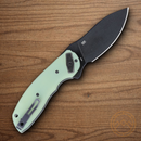CRKT BOT Folding Knife 2.25" AUS-10A Steel Blade Jade G10 Handle