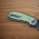 CRKT BOT Folding Knife 2.25" AUS-10A Steel Blade Jade G10 Handle