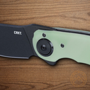 CRKT BOT Folding Knife 2.25" AUS-10A Steel Blade Jade G10 Handle