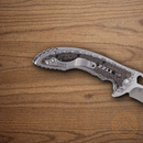 CRKT Ikoma Fossil Folding Knife 3.38" 8Cr13MoV Steel Blade Two-Tone G10 Handle