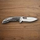 CRKT Ikoma Fossil Folding Knife 3.88" 8Cr13MoV Steel Blade Two-Tone G10 Handle