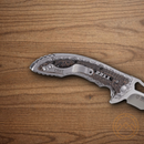 CRKT Ikoma Fossil Folding Knife 3.88" 8Cr13MoV Steel Blade Two-Tone G10 Handle