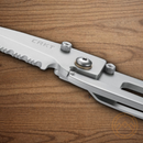 CRKT KISS Folding Knife 2.25" 420J2 Steel Blade Bead Blast 2Cr13 Stainless Handle