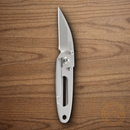 CRKT PECK Folding Knife 1.75" 420J2 Steel Blade Silver 2Cr13 Stainless Handle