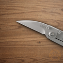 CRKT PECK Folding Knife 1.75" 420J2 Steel Blade Silver 2Cr13 Stainless Handle