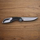 CRKT Fial Folding Knife 3.63" 12C27 Sandvik Steel Blade Black/Gray Stainless Handle