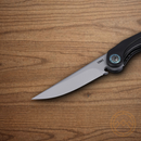 CRKT Fial Folding Knife 3.63" 12C27 Sandvik Steel Blade Black/Gray Stainless Handle