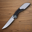 CRKT Fial Folding Knife 3.63" 12C27 Sandvik Steel Blade Black/Gray Stainless Handle