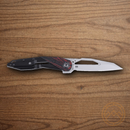 CRKT Nucleus Folding Knife 3.13" 12C27 Sandvik Steel Blade Black Stainless/G10 Handle