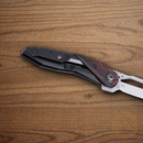 CRKT Nucleus Folding Knife 3.13" 12C27 Sandvik Steel Blade Black Stainless/G10 Handle