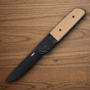 CRKT Bamboozled Folding Knife 3.38" D2 Tool Steel Blade Tan G10 Handle