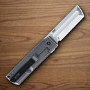 CRKT Minimal Folding Knife 2" Stainless Steel Blade Black Stainless Handle