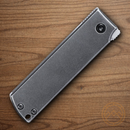 CRKT Minimal Folding Knife 2" Stainless Steel Blade Black Stainless Handle