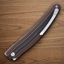 CRKT Ancestor Folding Knife 3.63" D2 Tool Steel Blade Black/Brown G10 Handle