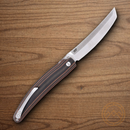 CRKT Ancestor Folding Knife 3.63" D2 Tool Steel Blade Black/Brown G10 Handle