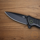 CRKT Dextro Folding Knife 3.13" D2 Tool Steel Blade Black Aluminum Handle