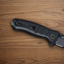 CRKT Dextro Folding Knife 3.13" D2 Tool Steel Blade Black Aluminum Handle