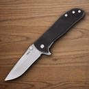 CRKT Drifter Folding Knife 2.88" D2 Tool Steel Blade Black G10 Handle