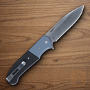 CRKT Ignitor Folding Knife 3.5" 8Cr13MoV Steel Blade Black/Blue G10 Handle