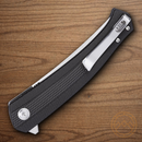 CRKT Persian Folding Knife 3.5" D2 Tool Steel Blade Black GRN Handle