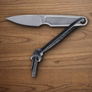 CRKT HangTi Fixed Knife 1.13" Titanium Blade One-piece construction
