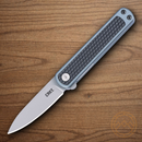 CRKT Pup Folding Knife 2.13" AUS-10A Steel Blade Black/Blue GRN Handle