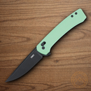 CRKT Q Compact Folding Knife 3" 14C28N Sandvik Steel Blade Mint Green Nylon Handle