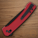 CRKT Q Compact Folding Knife 3" 14C28N Sandvik Steel Blade Red Nylon Handle