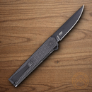 CRKT CEO Folding Knife 2.38" D2 Tool Steel Blade Black Aluminum Handle