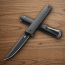CRKT CEO Folding Knife 3.38" AUS-8 Steel Blade Black GRN Handle