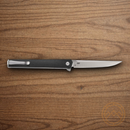 CRKT CEO Folding Knife 3.38" AUS-8 Steel Blade Black GRN Handle
