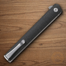 CRKT CEO Folding Knife 3.38" AUS-8 Steel Blade Black GRN Handle